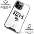 NBA Brooklyn Nets Standard - White iPhone 16 Pro Clear Case